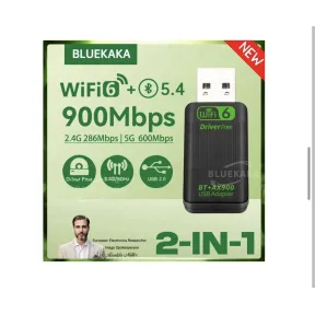 Adaptador WiFi6 AX900 2 en 1 con Bluetooth 5.4 USB