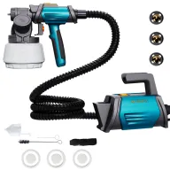 Pistola de Pintura Tilswall 800W, 1300ml, 4 Boquillas