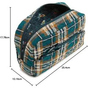 Bolsa Grande de Maquillaje para Mujer Vera Bradley de Algodón
