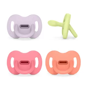 Pack 4 Chupetes de Silicona SX Pro para 6-18 meses
