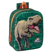 Mochila Safta Jurassic World 3D verde oscuro para guardería