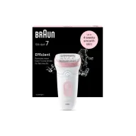 Depiladora Eléctrica Mujer Braun Silk-épil 7 con Cabezal Amplio