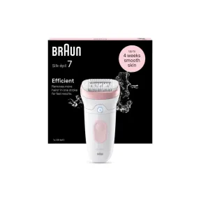 Depiladora Eléctrica Mujer Braun Silk-épil 7 con Cabezal Amplio
