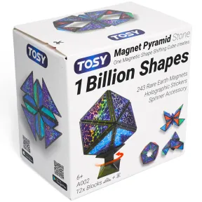 Piedra Magnética TOSY: 1 Cubo, 243 Imanes, Mil Formas.