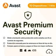 Antivirus 10 Dispositivos | Avast Premium Security 2026