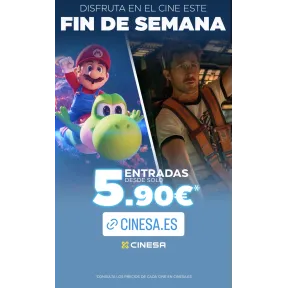 Cinesa: Cine desde solo 5,90€ para disfrutar