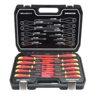 Juego de 11 destornilladores 1000 V de acero cromo-vanadio