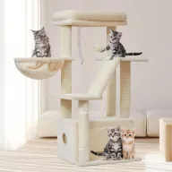 Rascador para Gatos de 98cm con Árbol Incorporado