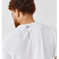 Camiseta Hombre KIPRUN 100 Dry Blanco - Running Transpirable