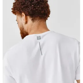Camiseta Hombre KIPRUN 100 Dry Blanco - Running Transpirable