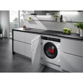Lavadora secadora 8.0 kg ProSteam, serie integrable 7000