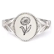 Plata Anillo Elegante