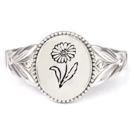 Plata Anillo Elegante