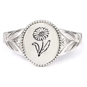 Plata Anillo Elegante