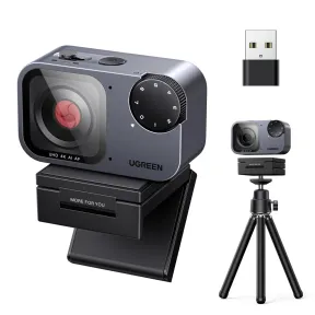 Cámara UGREEN FineCam Pro 4K con Control de Gestos y Filtros