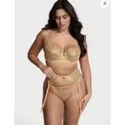 Showgirl Liguero con Bordados Elegantes