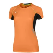 Camiseta Premium Mizuno Naranja para Mujeres - S M XL