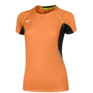 Camiseta Premium Mizuno Naranja para Mujeres - S M XL