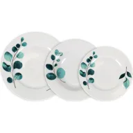 Vajilla Completa de Vidrio Templado Mediterránea 18 Piezas