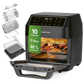 Freidora de aire caliente 12 L GOURMETmaxx - Horno y pizza