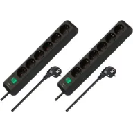 Regletas de 6 Tomas: Paquete de 2 Unidades