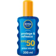 NIVEA SUN FP50 Spray Solar Protege & Refresca (2 x 200 ml)