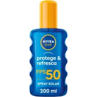 NIVEA SUN FP50 Spray Solar Protege & Refresca (2 x 200 ml)