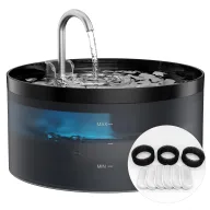 Fuente para gato GIOTOHUN: 3,2L, silenciosa y fácil de limpiar.