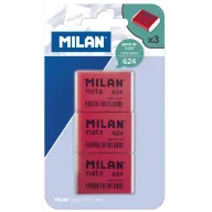Pack de 3 gomas de borrar MILAN BPM9205