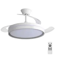 Ventilador con lámpara y control remoto 30w + 60w