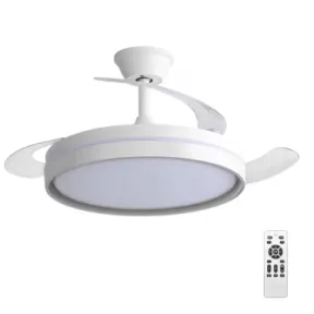 Ventilador con lámpara y control remoto 30w + 60w