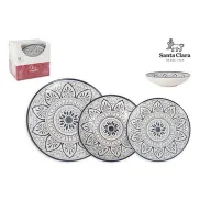 Vajilla 12 piezas brillo Altea Mónaco - Santa Clara