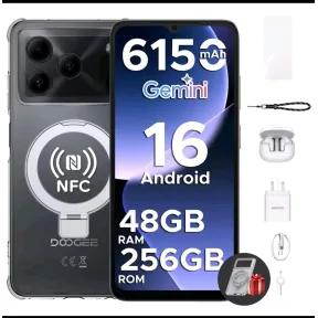DOOGEE Note56 Plus: 256GB + 48GB, Android 16