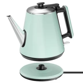 Jarrilla eléctrica pequeña 0,9L en verde pálido, 1360W