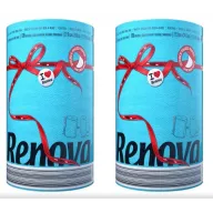 Renova Rollo de Cocina Azul Triple - 2 Unidades Red Label