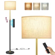 Lámpara de Pie Moderna Regulable 140-170 cm con Interruptor
