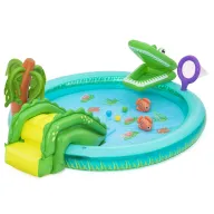 Centro de Juegos Crocodile Cove, piscina inflable Bestway.