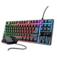 Pack Periféricos: Teclado TKL Negro TRUST GXT 798 + Ratón 2en1
