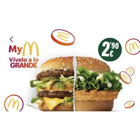 Hamburguesa por solo 2.90€, elige la tuya