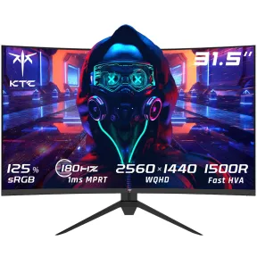 Monitor Curvo KTC 32’’ 180Hz 2K QHD 2560x1440, 1ms