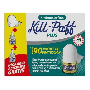 Insecticida Eléctrico Antimosquitos KILL-PAFF - 90 Noches