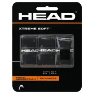 Overgrips Negros Head Xtreme Soft para Raquetas de Tenis