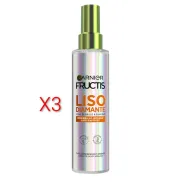 Spray de Brillo y Suavidad X3 Garnier Fructis Liso Diamante
