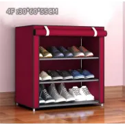 Organizadores de calzado con zapatero y cubierta de tela