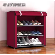 Organizadores de calzado con zapatero y cubierta de tela