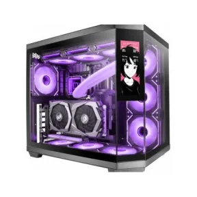 Caja ATX Mars Gaming MC-3TCORELCD, Triple Cristal Templado