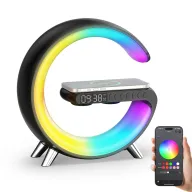 Despertador Luz Smiling Shark, Cargador Inalámbrico y Altavoz