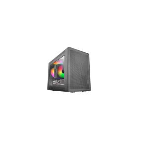 Caja Micro-ATX Mars Gaming MC-XPS, Cristal Templado, Negro