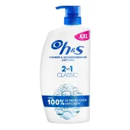 Champú H&S Classic 2en1 1000ml - Botella 6.96