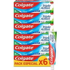 Pasta de dientes Colgate triple acción 6x75ml